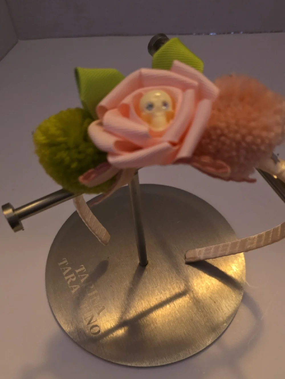 Tarina Tarantino Bambino Rose Skull Headband